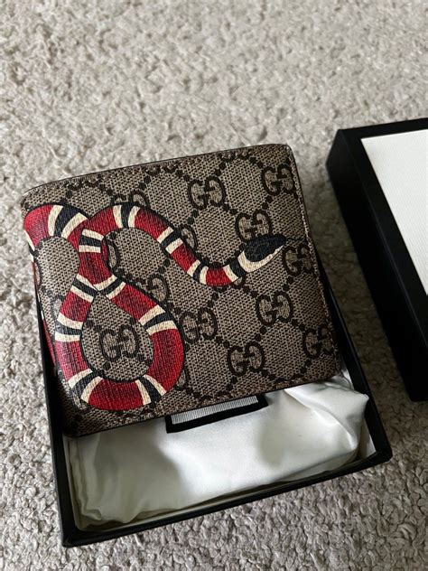 gucci snake print wallet|gucci wallet snake cheap.